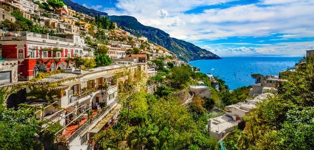 Amalfi colourful coastal townships of italy